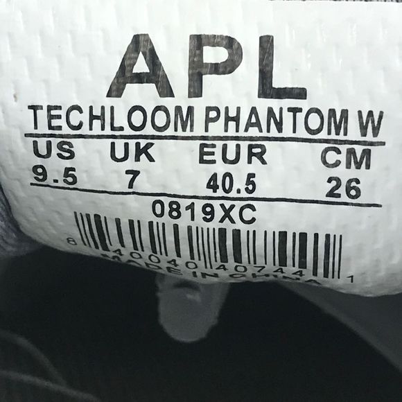 APL Techloom Phantom Gray/Silver Athletic Running Shoes Women's Size 9.5 - Picture 10 of 12